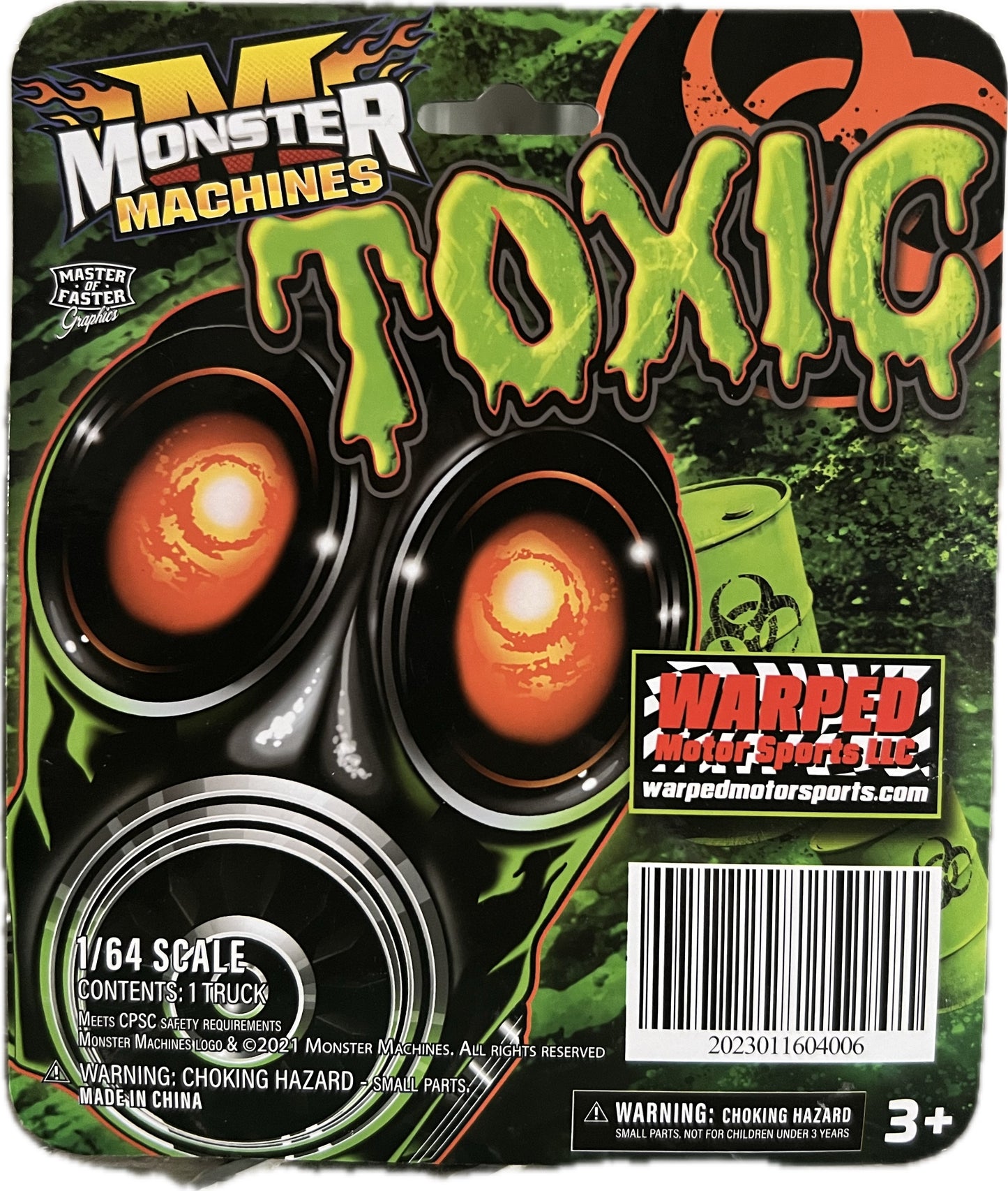 Official Toxic Monster Truck Toy • 1:64 Scale Die-Cast