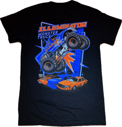 Illuminator Monster Truck T-Shirt Black