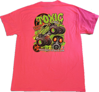 Toxic T-Shirt - Adult Bright Pink